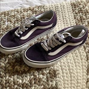 Dark puprple vans